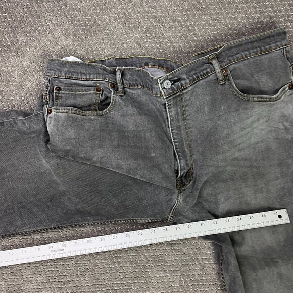 Levi's 569 Jeans Men's 40 x 30 Gray Black Fits 42 x 28 - Picture 13 of 14